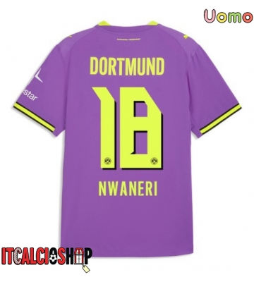 Borussia Dortmund Ethan Nwaneri #18 Terza Maglia 2026-27 Manica Corta Borussia Dortmund Ethan Nwaneri #18 Terza Maglia 2026-27 Manica Corta